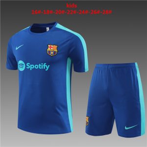 Barcelona 2023/24 Training Kids Jersey+Short 14001