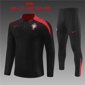 Portugal 2023/24 Half-Zip Kids Sweater+Pant 14001
