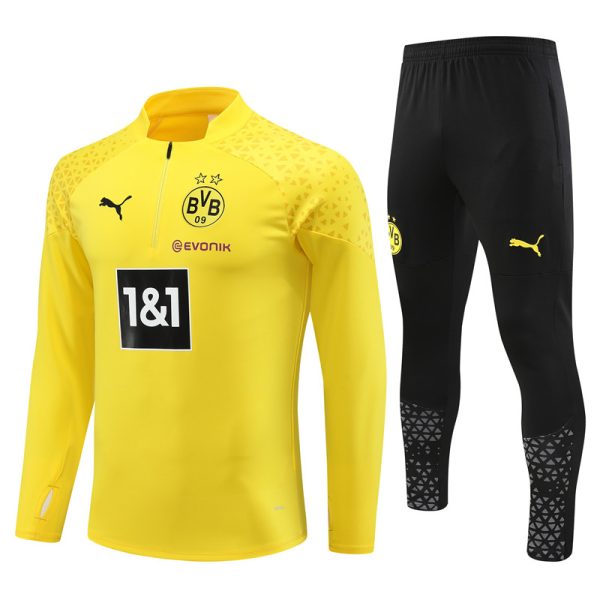Borussia Dortmund 2023/24 Half-Zip Adult Sweater+Pant 14001 - Image 5