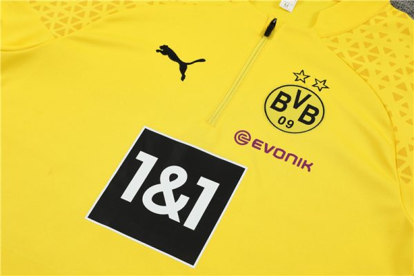 Borussia Dortmund 2023/24 Half-Zip Adult Sweater+Pant 14001 - Image 3
