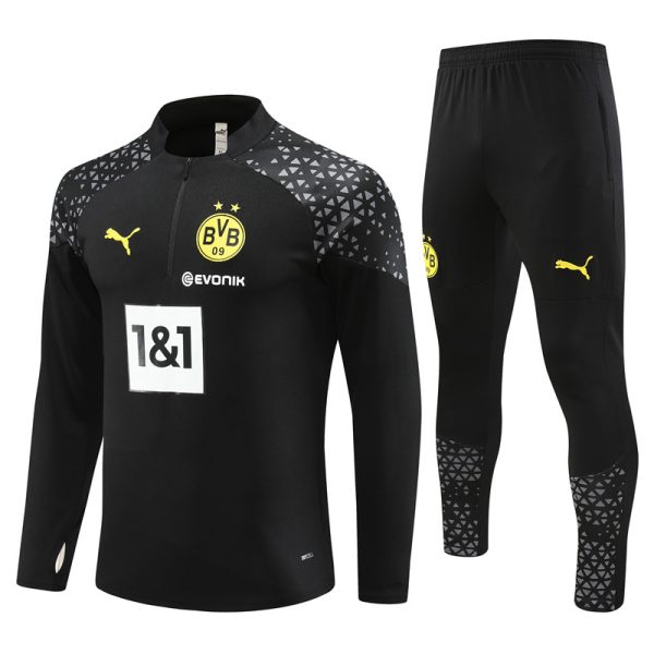 Borussia Dortmund 2023/24 Half-Zip Adult Sweater+Pant 14001 - Image 4