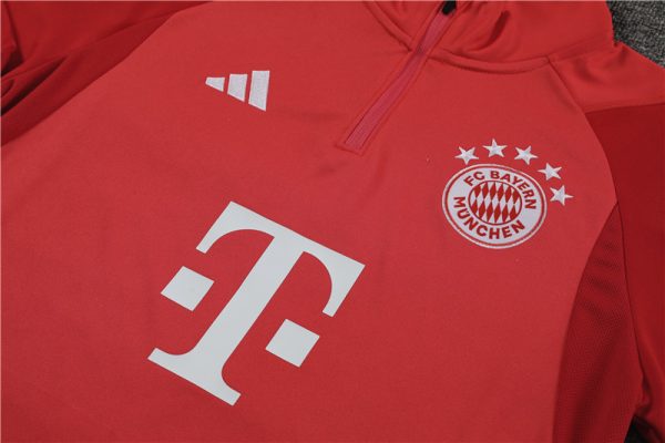 Bayern Munich 2023/24 Half-Zip Adult Sweater+Pant 14001 - Image 3