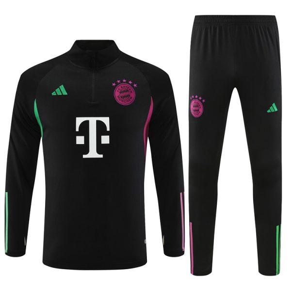 Bayern Munich 2023/24 Half-Zip Adult Sweater+Pant 14001 - Image 4