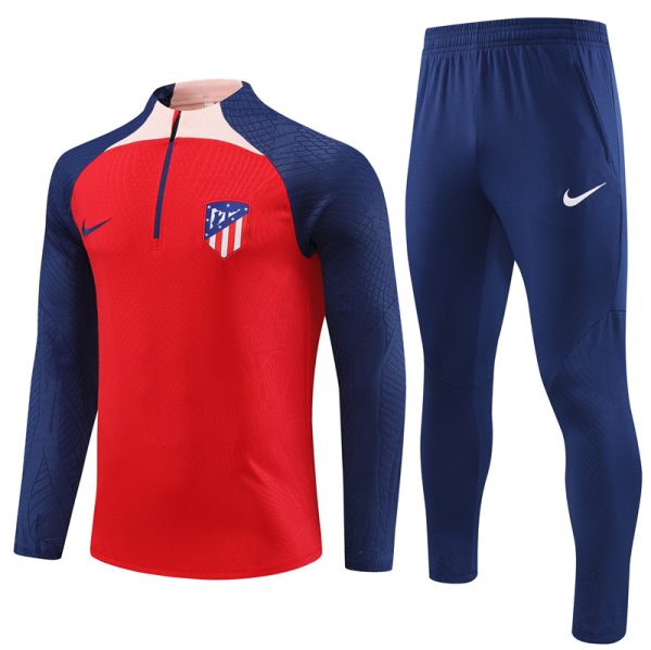 Atletico Madrid 2023/24 Half-Zip Adult Sweater+Pant 14001 - Image 3