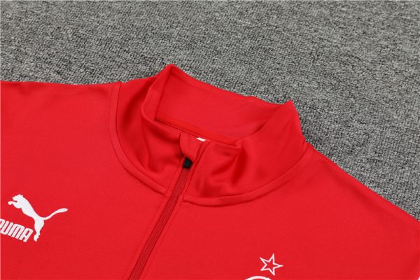 Ac Milan 2023/24 Half-Zip Adult Sweater+Pant 14001 - Image 5