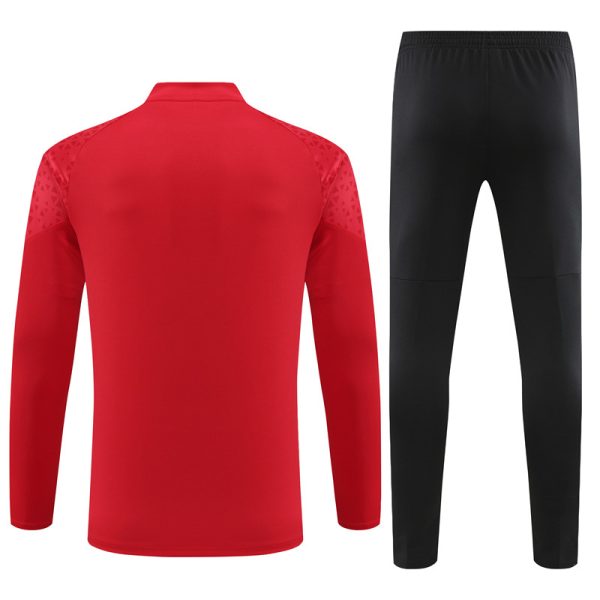 Ac Milan 2023/24 Half-Zip Adult Sweater+Pant 14001 - Image 2