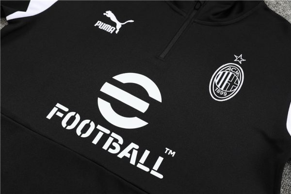Ac Milan 2023/24 Half-Zip Adult Sweater+Pant 14001 - Image 4