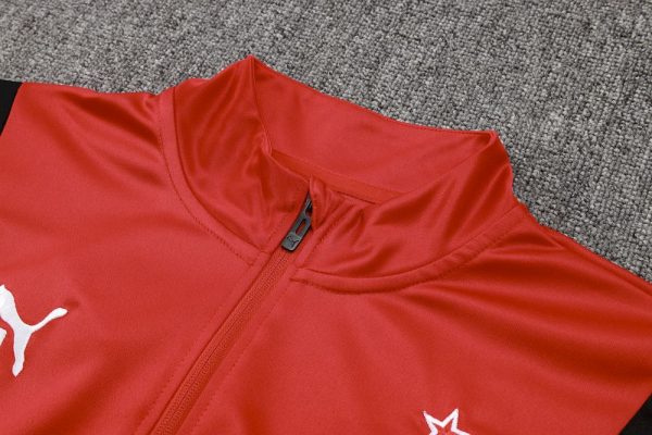 Ac Milan 2023/24 Half-Zip Adult Sweater+Pant 815 - Image 3