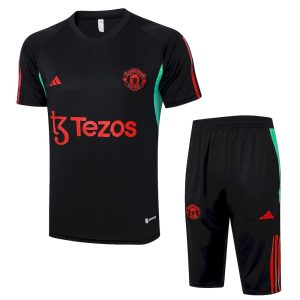 Manchester United 2023/24 Training Adult Jersey+3/4 Short 815