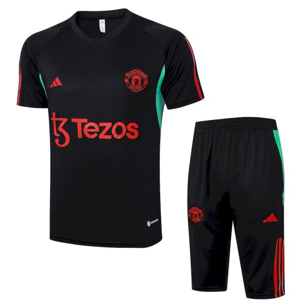 Manchester United 2023/24 Training Adult Jersey+3/4 Short 815