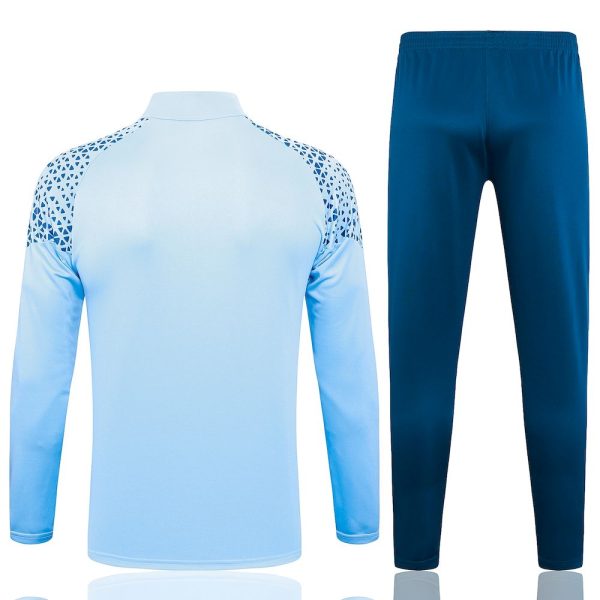 Manchester City 2023/24 Half-Zip Adult Sweater+Pant 815 - Image 2