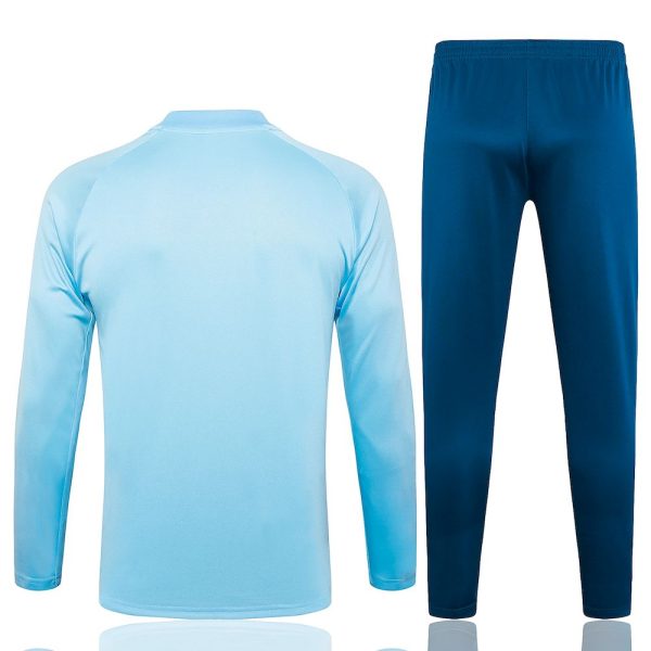 Manchester City 2024/25 Half-Zip Adult Sweater+Pant 815 - Image 2