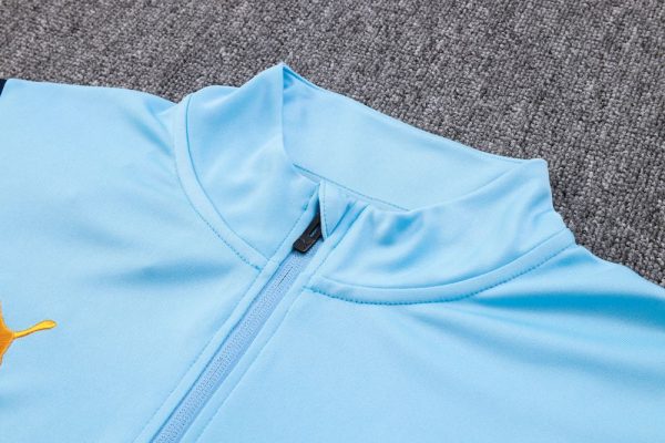 Manchester City 2024/25 Half-Zip Adult Sweater+Pant 815 - Image 3