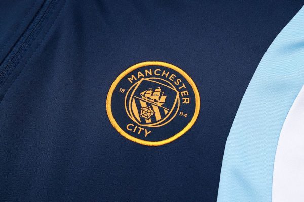 Manchester City 2024/25 Half-Zip Adult Sweater+Pant 815 - Image 4