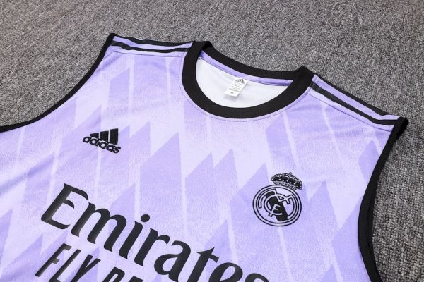 Real Madrid 2023/24 Adult Tank Top+Short 815 - Image 3
