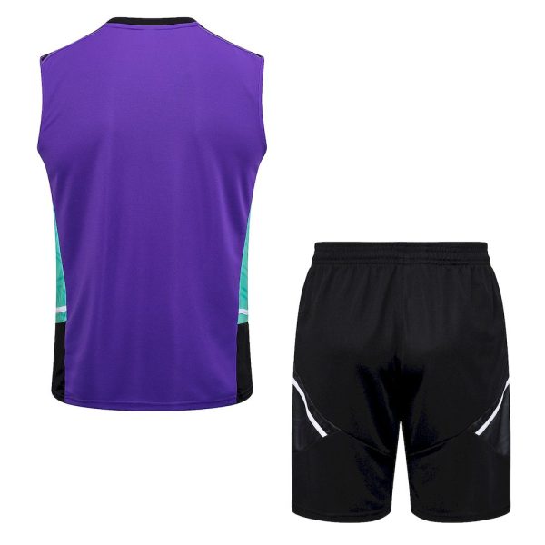 Real Madrid 2023/24 Adult Tank Top+Short 815 - Image 2