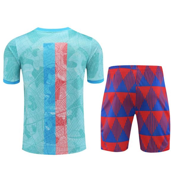 Barcelona 2023/24 Training Adult Jersey+Short 418 - Image 2