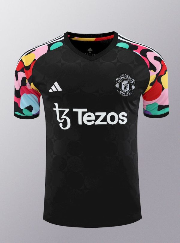 Manchester United 2023/24 Training Adult Jersey+Short 418 - Image 3