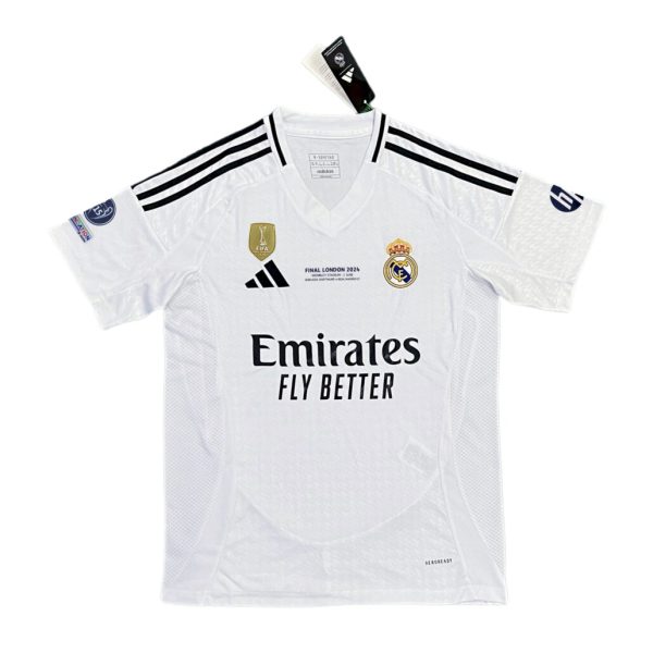 Real Madrid 2024/25 Home Champions League Champions Jersey