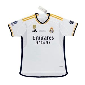Real Madrid 2023/24 Home Champions League Champions Jersey