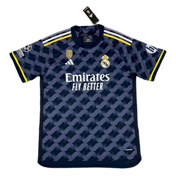 Real Madrid 2023/24 Away Champions League Champions Jersey
