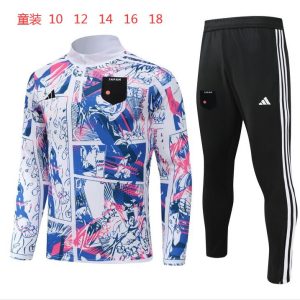 Japan 2024/25 Half-Zip Kids Sweater+Pant 902