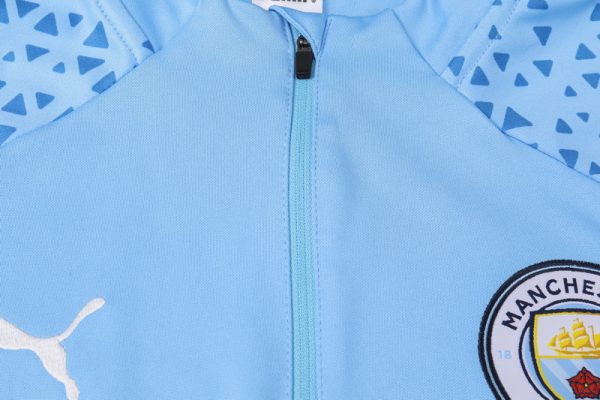 Manchester City 2023/24 Half-Zip Adult Sweater+Pant 902 - Image 3