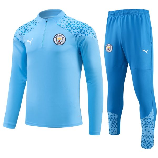 Manchester City 2023/24 Half-Zip Adult Sweater+Pant 902