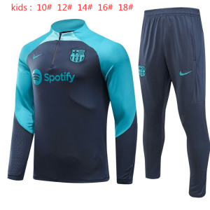 Barcelona 2023/24 Half-Zip Kids Sweater+Pant 902