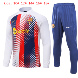 Barcelona 2023/24 Half-Zip Kids Sweater+Pant 902