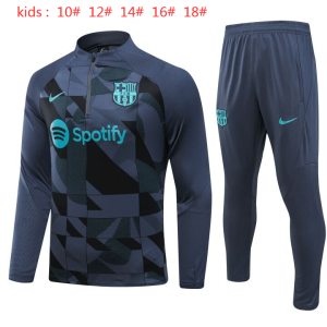 Barcelona 2023/24 Half-Zip Kids Sweater+Pant 902