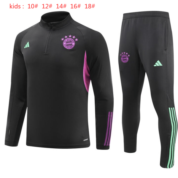 Bayern Munich 2023/24 Half-Zip Kids Sweater+Pant 902