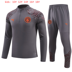 Manchester City 2023/24 Half-Zip Kids Sweater+Pant 902