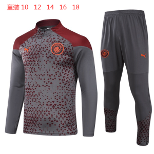 Manchester City 2023/24 Half-Zip Kids Sweater+Pant 902