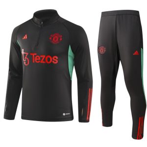 Manchester United 2023/24 Half-Zip Kids Sweater+Pant 902