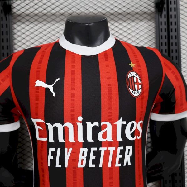 Ac Milan 2024/25 Home Jersey Player Version - Image 10