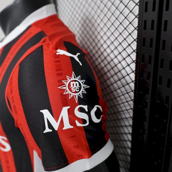 Ac Milan 2024/25 Home Jersey Player Version - Image 6