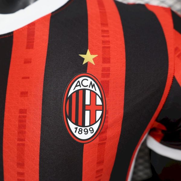 Ac Milan 2024/25 Home Jersey Player Version - Image 3