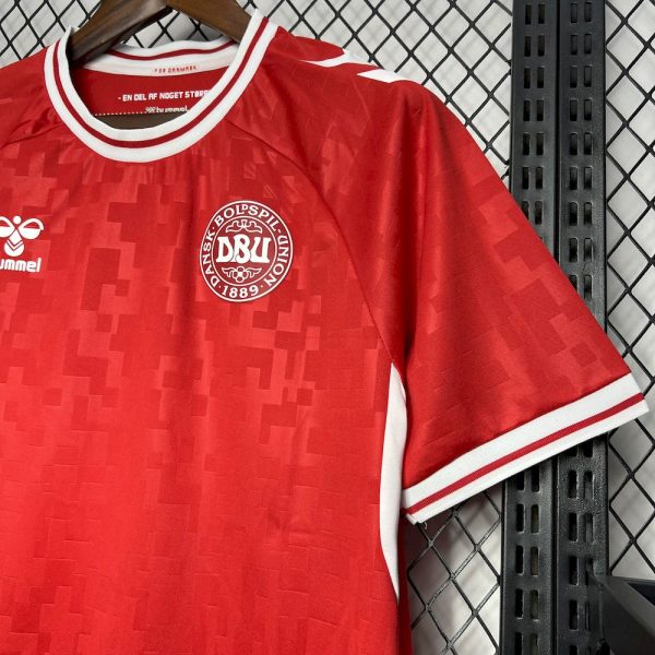 Denmark 2024/25 Euro Home Jersey - Image 4