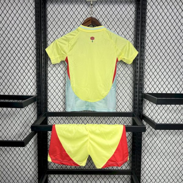 Spain 2024/25 Euro Away Kids Kit - Image 2