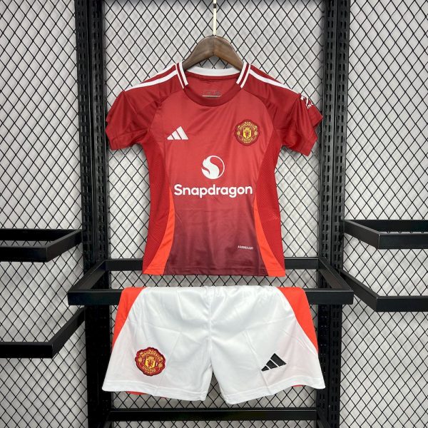 Manchester United 2024/25 Home Kids Kit - Image 9