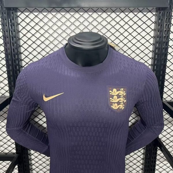 England 2024/25 Euro Away Long Sleeves Jersey Player Version - Image 2