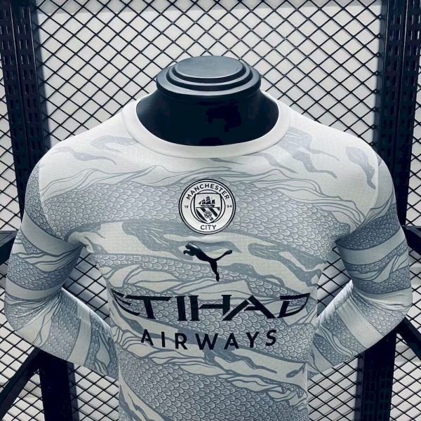 Manchester City 2024/25 Special Edition Long Sleeves Jersey ¨C Player Versi - Image 3