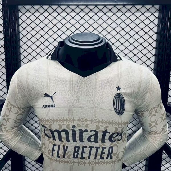 Ac Milan 2024/25 Co-Branded Edition Long Sleeves Jersey Player Version - Image 3