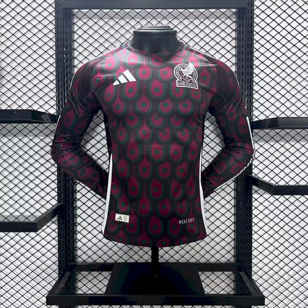 Mexico 2024/25 Home Long Sleeves Jersey ¨C Player Versi