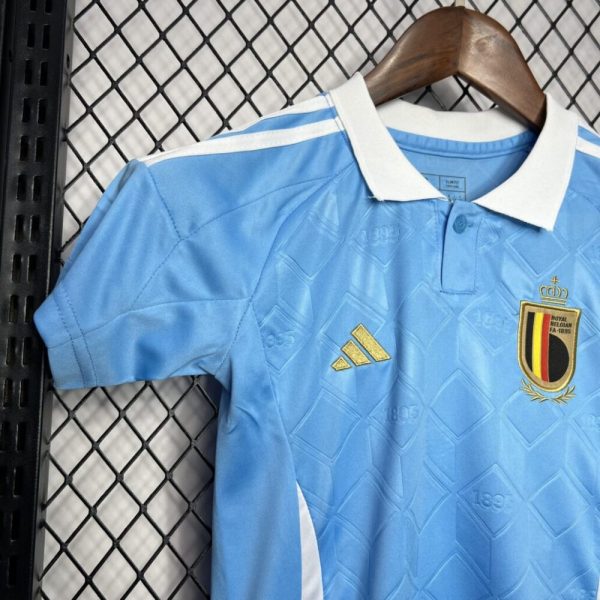 Belgium 2024/25 Euro Away Kids Kit - Image 4