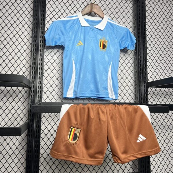 Belgium 2024/25 Euro Away Kids Kit - Image 3
