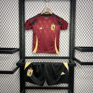 Belgium 2024/25 Euro Home Kids Kit
