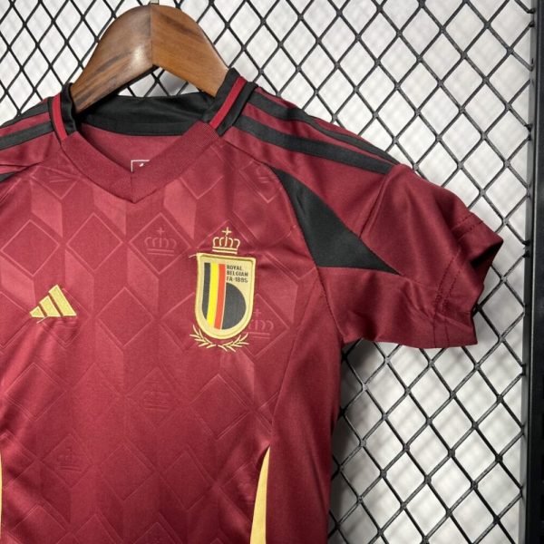 Belgium 2024/25 Euro Home Kids Kit - Image 5