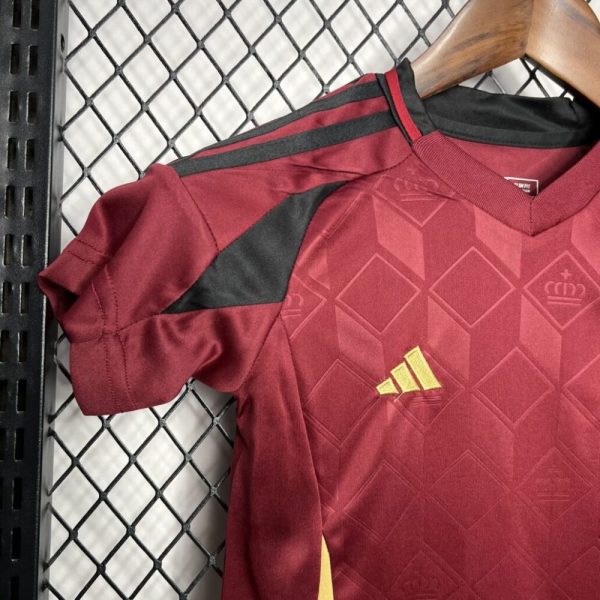 Belgium 2024/25 Euro Home Kids Kit - Image 4